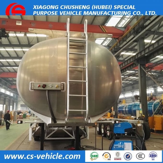 50000L Aluminum Alloy Oil Tank Semi Trailer 