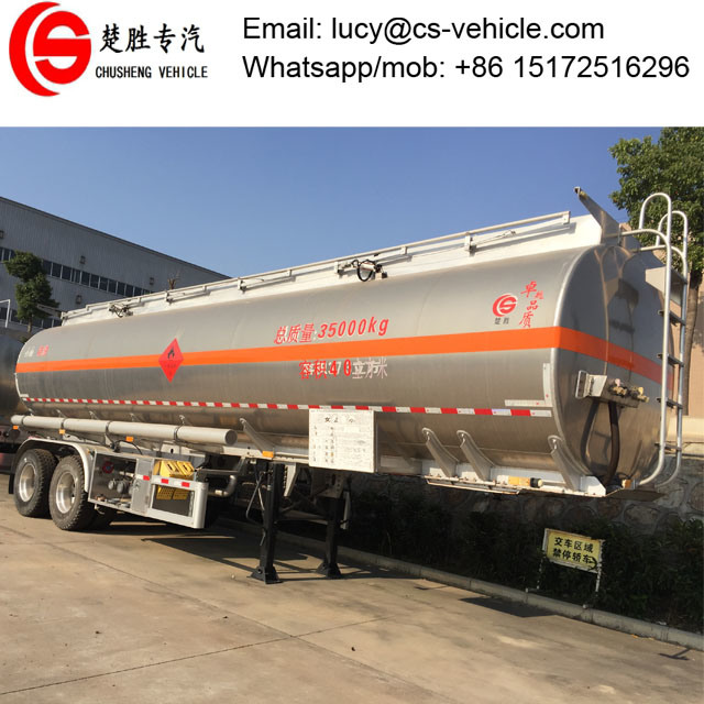 Carbon Steel 42000 Liters Fuel Tank Trailer 