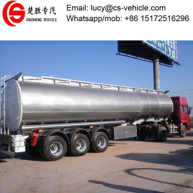 3 Axles 40000 Liters Fuel Tanker Trailer for Sale 