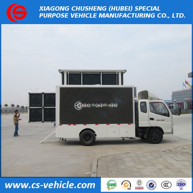 Foton P10 LED Display Truck LED Advertising Truck with LED Screen 