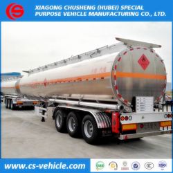 Factory Sale 42000L Fuel Tank Trailer 42m3 Aluminum Alloy Fuel Tank Semi Trailer