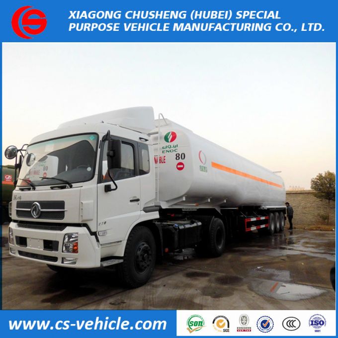 Tri-Axle 42000 Liters Diesel/Gasoline/Oil Tanker 42cbm Fuel Tank Trailer 