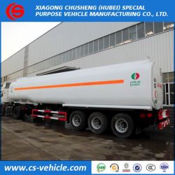 Tri-Axle 42000L Oil Tanker Semi Trailer 42m3 Fuel Tank Trailer