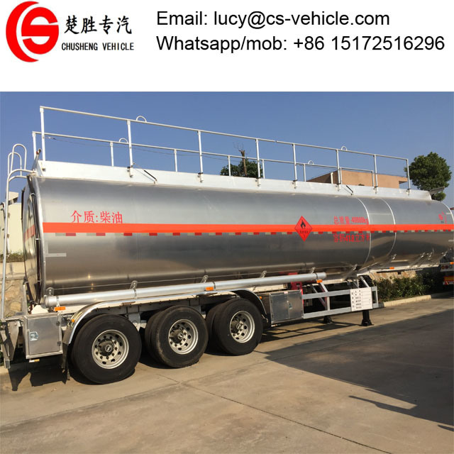 Carbon Steel 50000 Liters Fuel Tank Trailer 