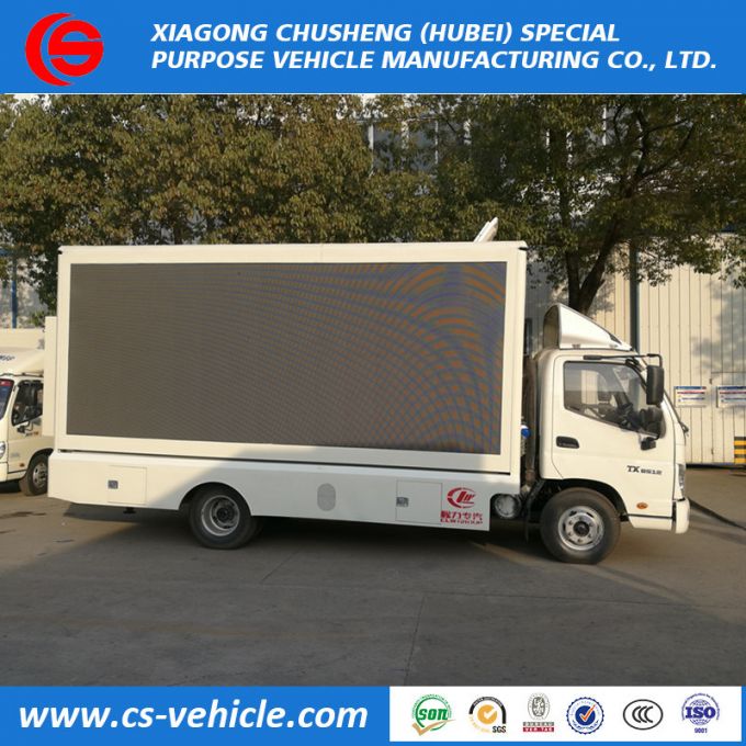 P6 Full Color Outdoor LED Display Mobile Advertising Trucks for Sale 