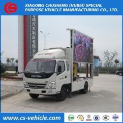 Foton 4X2 Outdoor Mobile Billboard Truck with LED Screen