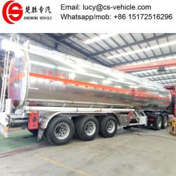 Tri Axles Stainless Steel Oil Tank Trailer