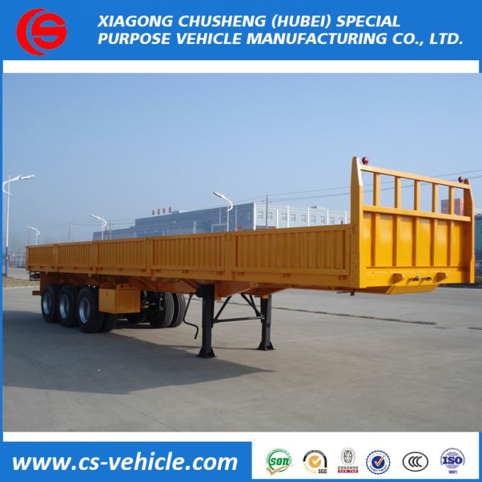 40FT Container 3 Axle Side Wall Semi Trailer Images 1