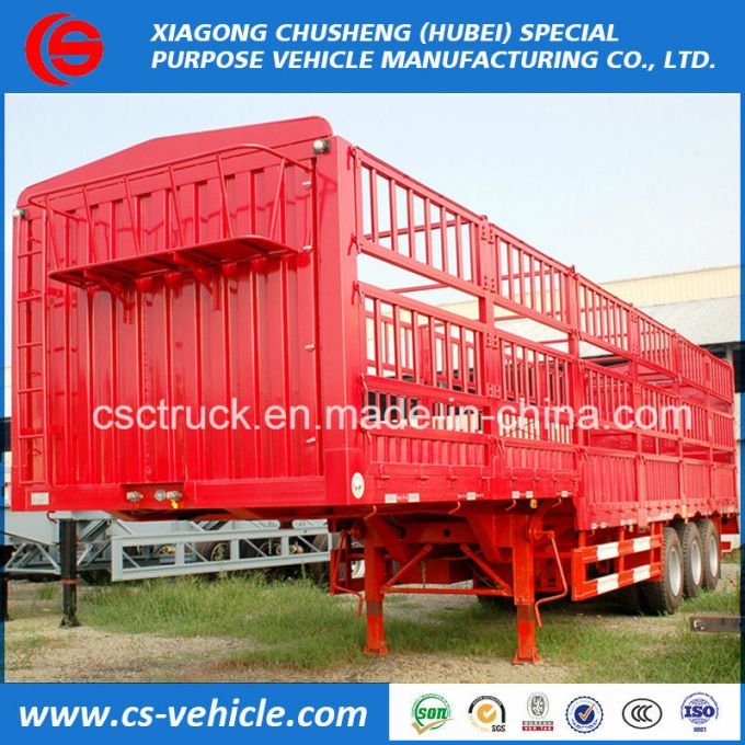 Factory Sale 3 Axle Storehouse Trailer Warehouse Semi-Trailer with Gooseneck 