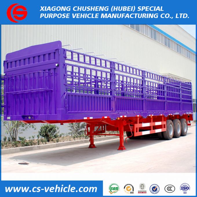 40FT Container Loading Trailer 3 Axle Storehouse Semi Trailer for Sale 