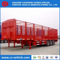 Factory Sale 3 Axle 50t Warehouse Semi-Trailer with Gooseneck