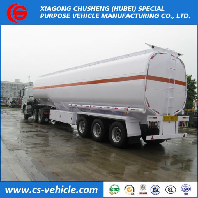 3 Axles Water Tank Trailer, 40000L Water Delivery Trailer, Water Transport Tank Semi Trailers for Sa 