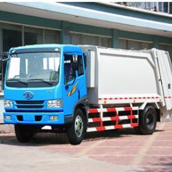 The FAW Garbage Truck 10 Cbm Compactor Garbage Truck in 2017