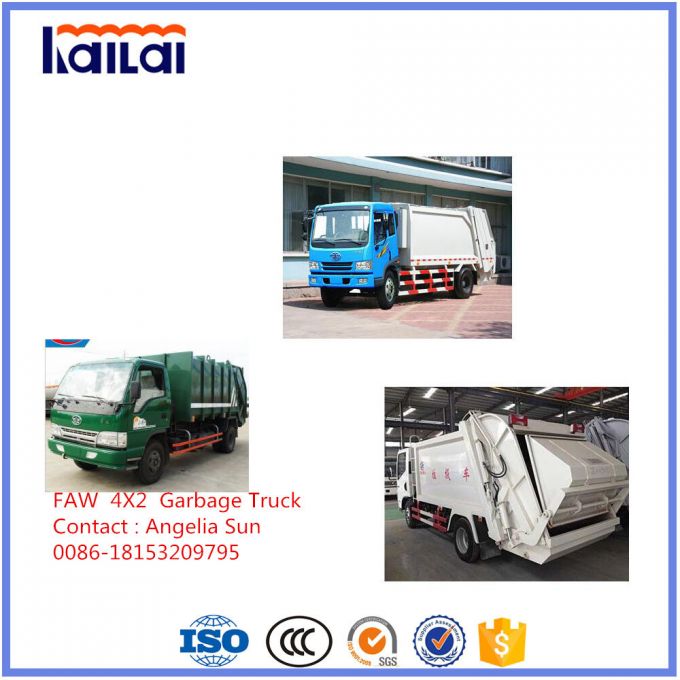 Faw 4X2 Garbage Truck for Sale 