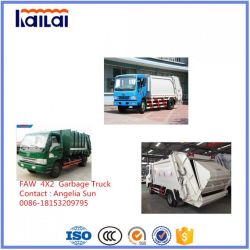 FAW Garbage Truck 4X2 Compressed Garbage Truck in 2017