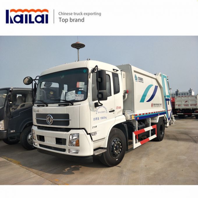 Dongfeng 4X2 Garbage Truck Good Price 8 Tons Garbage Compactor Truck 