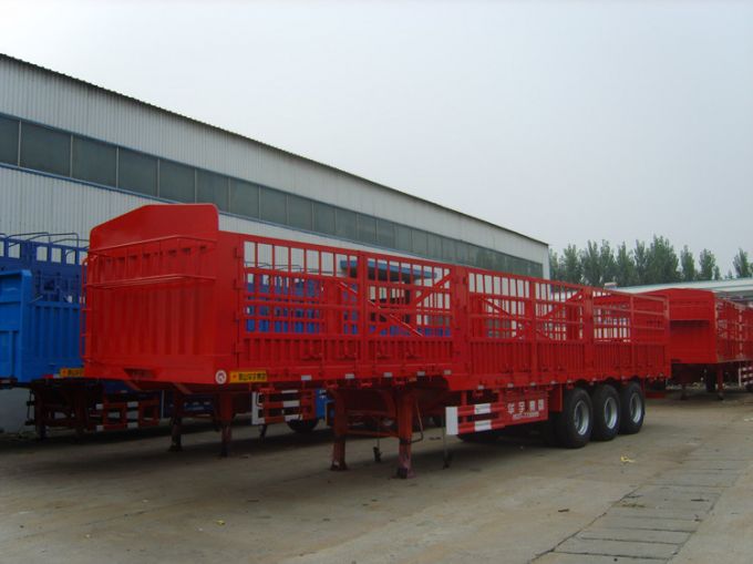 China Cimc 40 Tons 3 Axles Cargo Semi Trailer Images 1