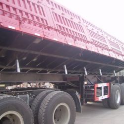 Side Tipping Semi Trailer Dump Trailer
