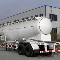 Lufeng 3 Axles 65cbm Bulk Cement Tank Semitrailer for Sale