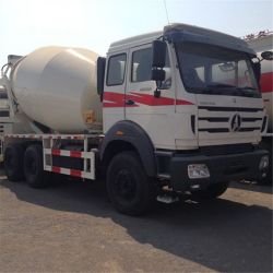 China Construction Vehicle Beiben Cement Concrete Mixer Truck for Sale