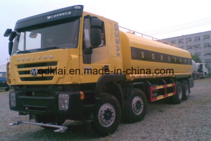 Iveco Hongyan Genlyon 8X4 Water Tanker Truck 30000L 