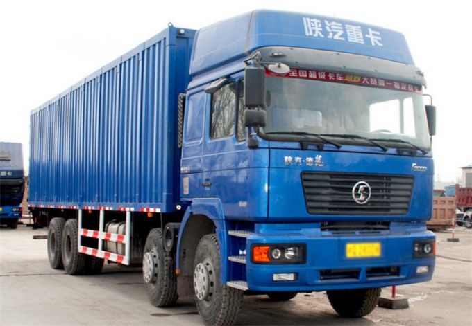 Shacman F2000 8X4 Heavy Duty Cargo Truck Van Truck Images 1