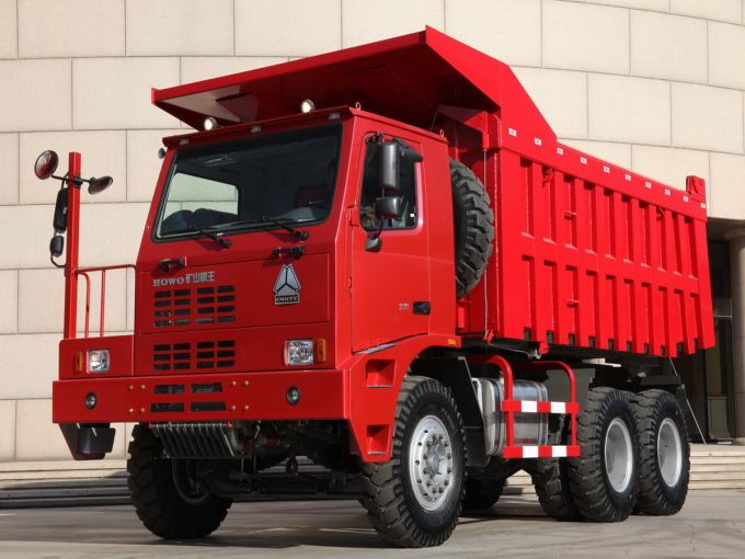 371HP Sinotruk HOWO 6*4 Mining Dumper Truck 