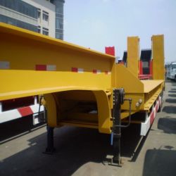 3axles 50-80tons Heavy Machine Transporter Loading Platform Semi - Trailer