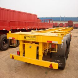 High Quality 45FT 3axle Skeleton Container Semi Trailer