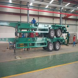 2axle 40FT Skeleton Container Semi-Trailer