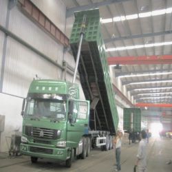 China 80ton Rear Dump Tipper Semi Truck Trailer for Sale