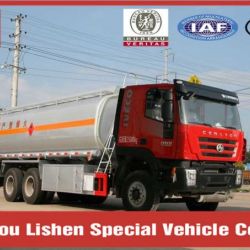 Hongyan Genlyon 6X4 Chassis 19cbm Flammable Liquid Tank Truck