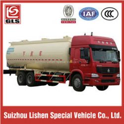 Tri-Axle Stainless Steel Tank Truck for Stock Feed