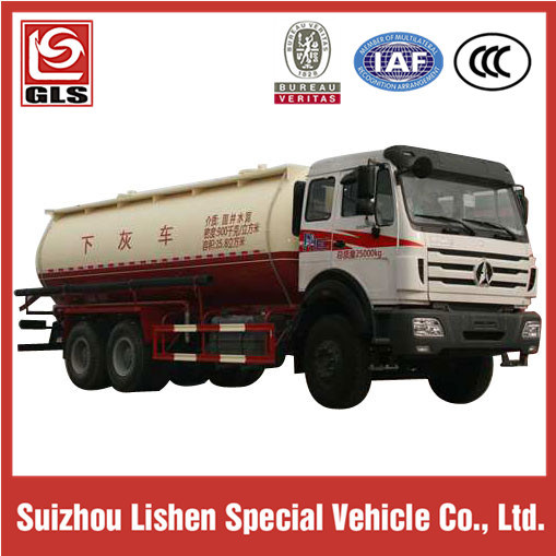 6X4 North Benz Diesel Engine Powder Tanker Truck 