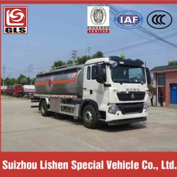 HOWO 4X2 15000L Fuel Tank Truck for Gasoline