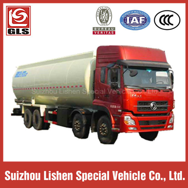 Heavy Truck 8X4 Dongfeng Diesel Engine Powder Tanker 