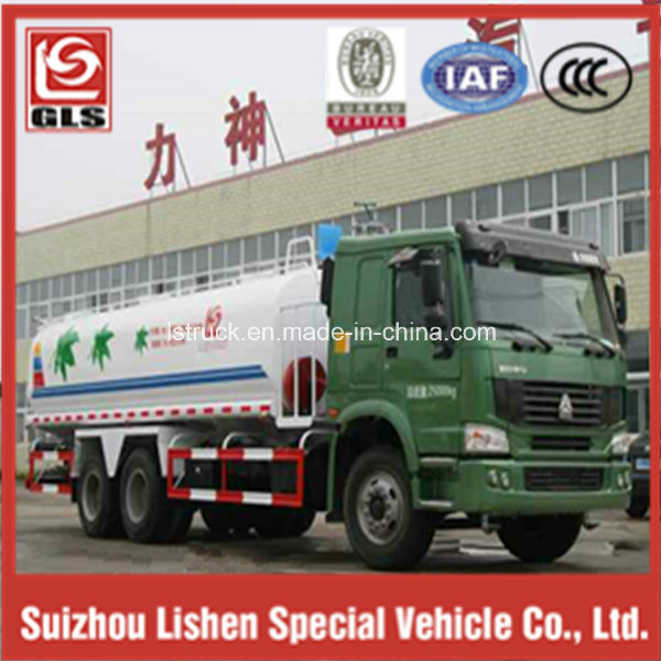 6X4 HOWO 13000L Water Tank Truck 