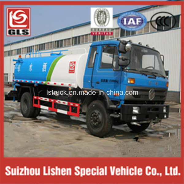 4X2 Dongfeng 9200L Water Tank Truck 