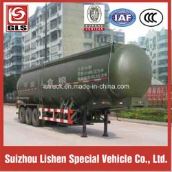 Tri-Axle 49cbm Bulk Powder Tank Semi Trailer for Grain Transportation