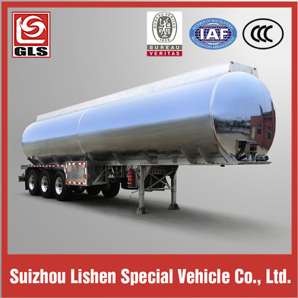 42000L Stainless Steel 316L Tank Semi Trailer for Syrup Delivery 