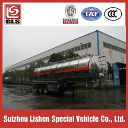 Aluminum Alloy Crude Oil Semi Tariler 40000L Tri Axles Fuel Tanker Trailer