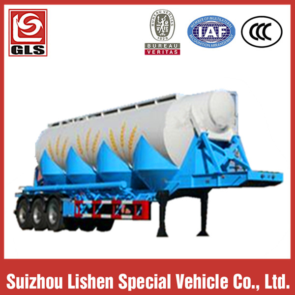 Tri-Axle 45000L Bulk Powder Tank Semi Trailer 