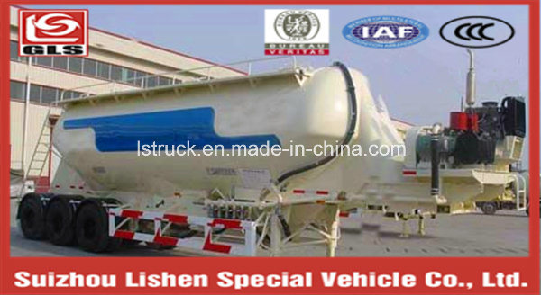 49000L Wheat Flour Transport Tanker Semitrailer with Air Compressor 