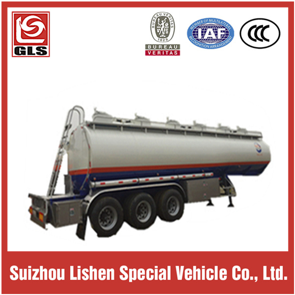 Tri-Axle Carbon Steel 6 Compartments Tanker Trailer 