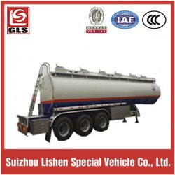 Tri-Axle Carbon Steel 6 Compartments Tanker Trailer