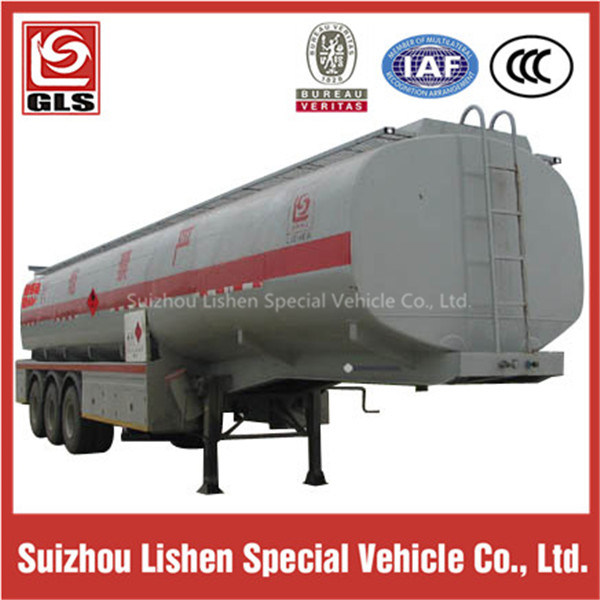 30000L 3-Axle Chemical Liquid Transport Tank Semi Trailer 