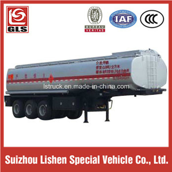 40cbm 3-Axle Chemical Liquid Tank Semi Trailer 