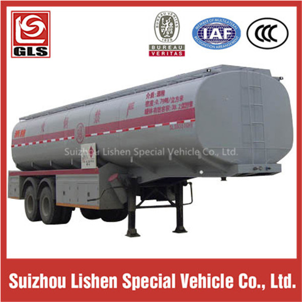 2-Axle 36000L Chemical Liquid Tank Semi Trailer 