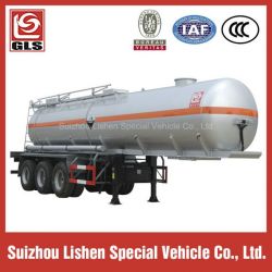 Tri-Axle 3 Compartments Corrosive Liquid Tank Semi Trailer