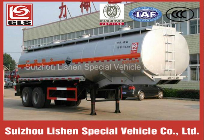 Double Axle Corrosive Liquid Tank Semitrailer 